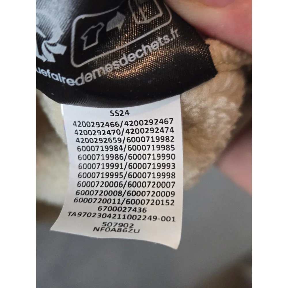 The‎ North Face Ripstop Denali Jacket Mens Medium Beige NF0A86ZU Fleece Full Zip
